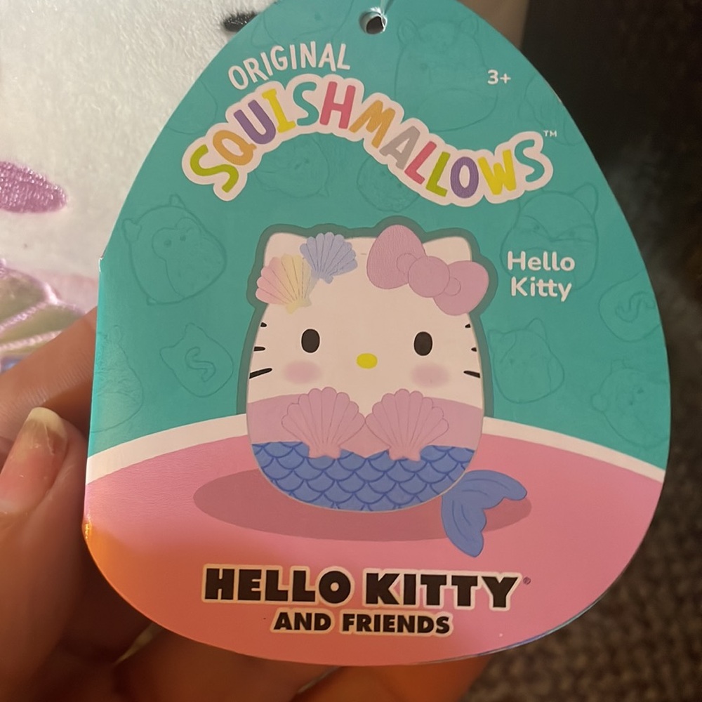 NWT 8” Mermaid Hello Kitty Squishmallows - Picture 2 of 2